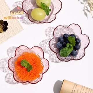 [WillbehotT] รูปแบบค้อนจานซอสดอกซากุระพลาสติกขนาดเล็กจานปรุง…