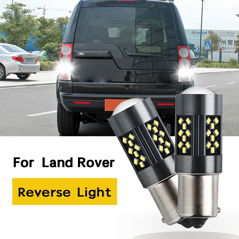 2pcs LED Reverse Light Blub P21W BA15S Canbus สําหรับ Land Rover Defender Discovery 2 3 4 LR2 LR3 LR