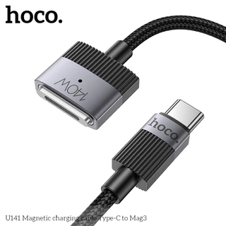 Hoco U141 สายชาร์จแม่เหล็ก สายชาร์จแมกบุค สำหรับ Type-C to Mag3 รองรับการชาร์จสูงสุด 140W