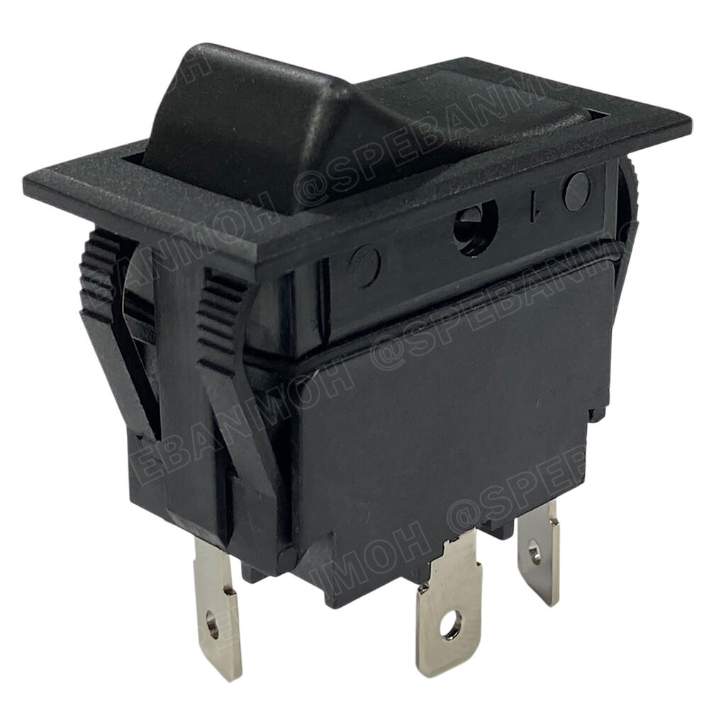 [ 1 ชิ้น ] R13-220BA สวิทช์กระดก ON-OFF 3 ขา สีแดง LED มีไฟ แสดงสถานะ DC Rocker Switch ควบคุมอุปกรณ์ไฟฟ้า แผงควบคุม ต...