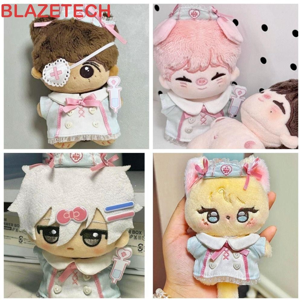 BLAZETECH 10 ซม.ตุ๊กตาเสื้อผ้า,แต่งตัวเปลี่ยนตุ๊กตาเสื้อผ้าชุด,ตัวเลข Props คอสเพลย์แกล้งทําเป็นเล่น Kawaii ตุ๊กตาพยาบาลเปลี่ยน