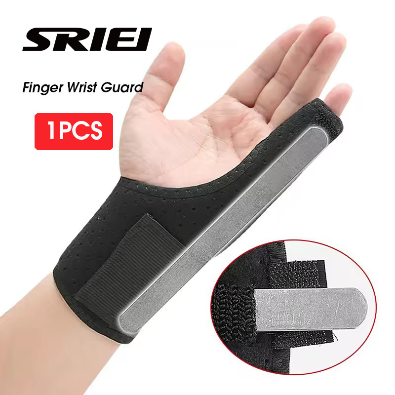 SRIEI 1PCS Pinky Finger Splint, Trigger Finger Splints สําหรับนิ้วเล็กๆ, Pinky Brace สายรัดข้อมือสําหรับ Carpal อุโมงค์โรคข้ออักเสบ Tendonitis