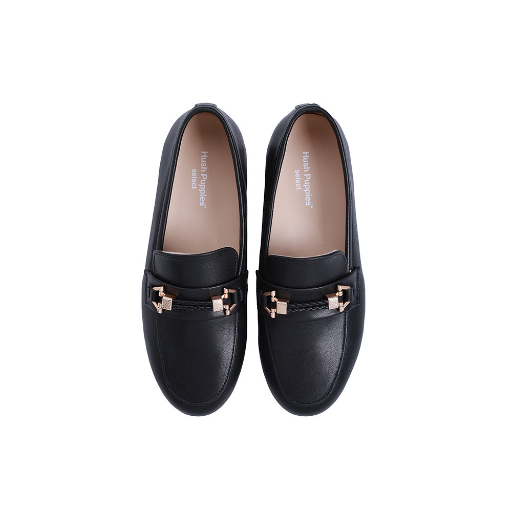 Hush Puppies รองเท้าผู้หญิง รุ่น HP 8WCFPP115A - สีดำ (รองเท้าลำลองหนังสังเคราะห์ แบบสวม)
