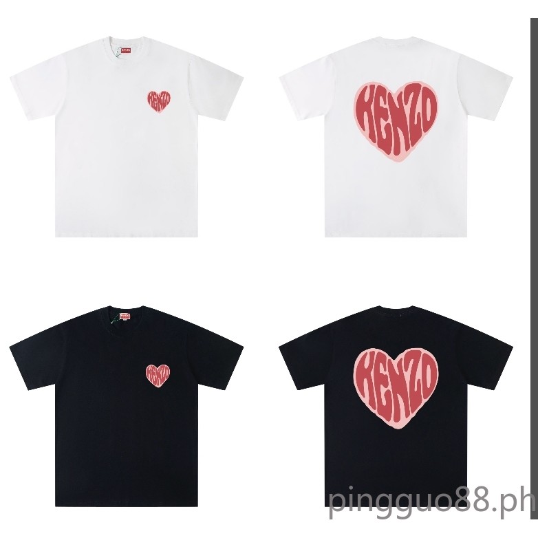 ใหม่260gtเสื้อยืดกับจดหมายรักพิมพ์ผ้าฝ้ายฤดูใบไม้ผลิ/ฤดูร้อนรอบคอหลวมพื้นฐานพิมพ์เสื้อยืดแขนสั้น