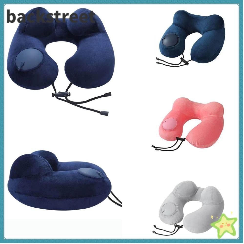 BACKSTAGE หมอนรูปตัว U หมอนรองคอแบบกดเป่าลมตามหลักสรีระศาสตร์ Soft Double Hump Design หมอนปากมดลูกแบบพกพาสําหรับเดินทางกลางแจ้งการเดินทางเพื่อธุรกิจและตั้งแคมป์ ราคา ถูกที่สุด ดีลบีเคเค รูปภาพหลัก
