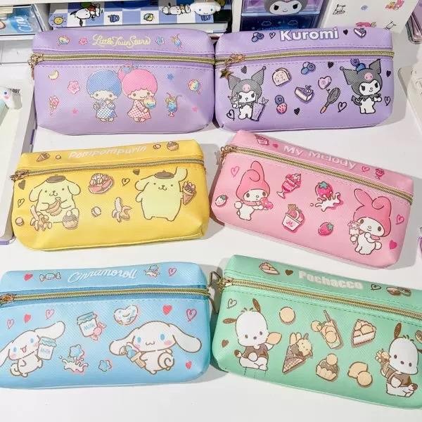 Sale‼️กระเป๋าดินสอ Sanrio หนังPU