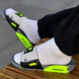 Nike Air Max 90 รองเท้าแตะผู้ชาย Bubble Candem
