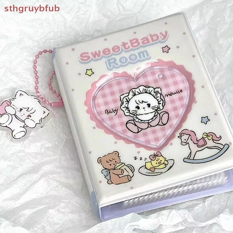 STHB 36 ช่องเกาหลีน่ารัก Mikoko อัลบั้มภาพ 3 นิ้ว Idol Photocard Collection Book Lomo Card Holder Photo Organizer Storage TH