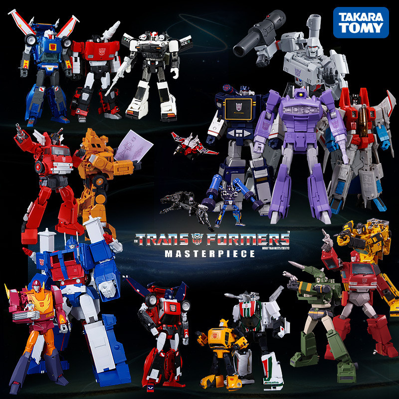 ของเล่นแปลงร่าง Transformers MP Series Scud Megatron Shockwave Soundwave รถตำรวจ Jack Bumblebee Ironhide ที่ได้รับการให้คะแนนจาก 2723 คน