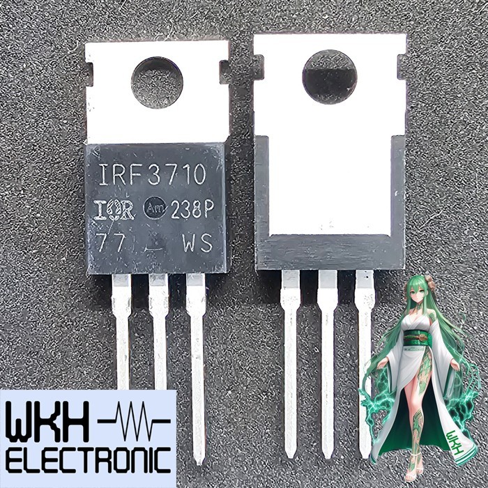 เครื่องมือชิ้นส่วน IRF3710 IRF3710PBF ทรานซิสเตอร์ N-Channel 57A 100V 3-Pin TO-220