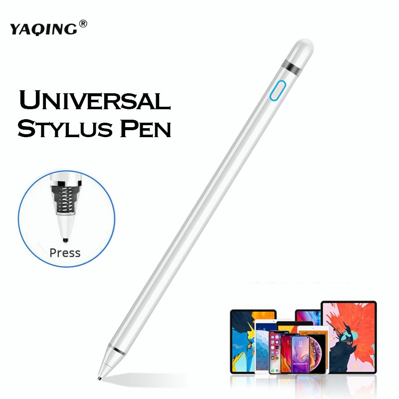 ปากกาสไตลัสสากลสําหรับ IOS Android Pencil Touch Pen สําหรับแท็บเล็ตปากกา Capacitive การวาดภาพมือถือ