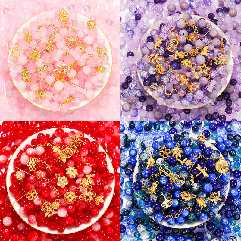 30g / ล็อต 8-10มิลลิเมตรผสมแก้วลูกปัดแก้วหลวมลูกปัดโลหะเคลือบลูกปัดเลียนแบบหยกรอบลูกปัด ทําเอง ทําด้วยมือลูกปัดสร้อยข้อมือกึ่งสําเร็จรูปอุป