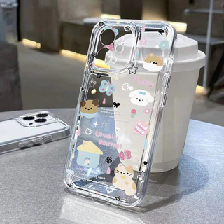 TPUเคส For Samsung A55 5G A56 A16 A36 A06 A15 A05 A05S A54 A25 A53 A35 A52 A12 A14 A13 A32 A24 S24 FE S23 S25 ชัดเจนเคส