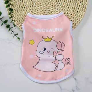 【พร้อมส่ง】เสื้อผ้าสัตว์เลี้ยงยืดเสื้อกั๊กระบายอากาศฤดูร้อนน่ารักสบายบางแมวและสุนัขสากล XS - XL