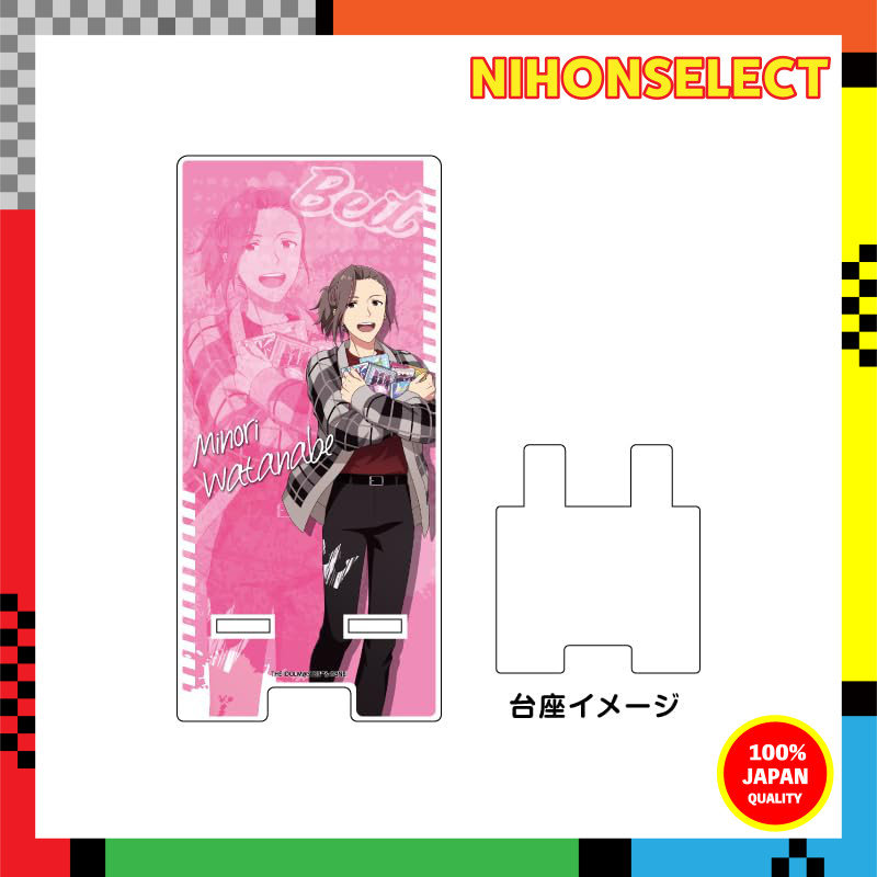 Idolmaster SideM 10 Minori Watanabe [Original Illustration] Smartphone Character Stand