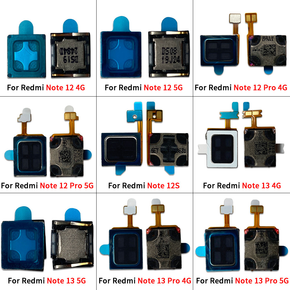 ลำโพงหูฟังหน้าบน Xiaomi Redmi Note 12 13 Pro 4G/5G รุ่นออริจินอล