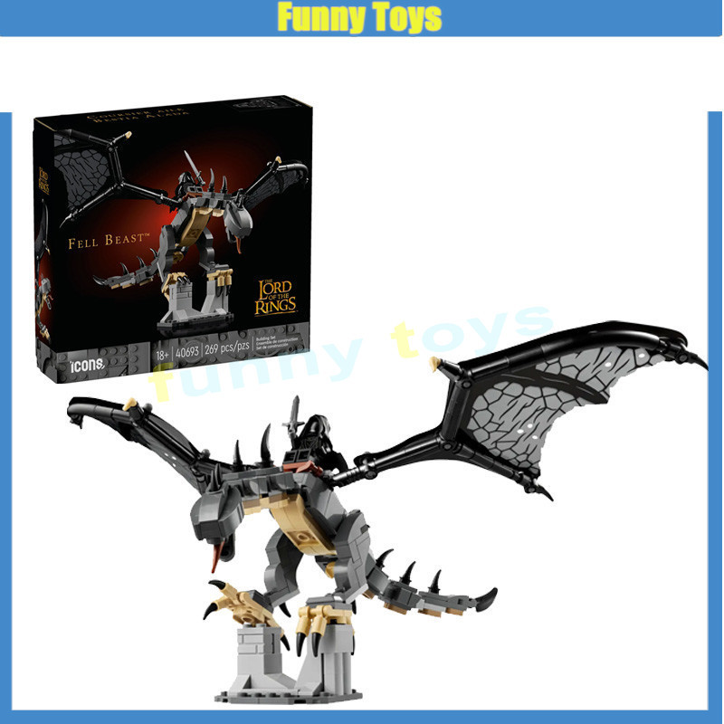 Demon Istar Fellbeast Middle-earth Brick Fantasy Movie Compatible Figure Building Block ของเล่นสําหร