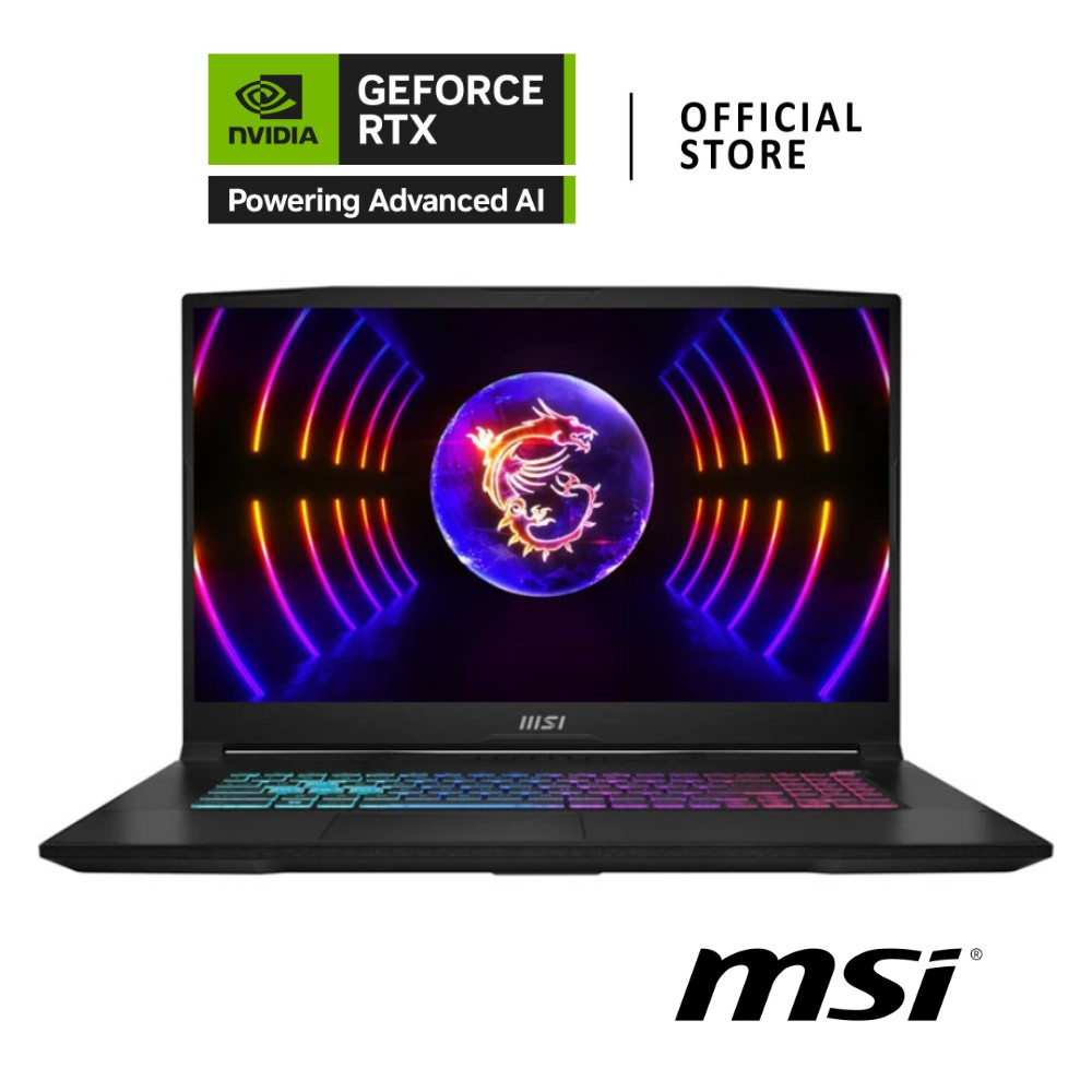 MSI KATANA 17 / Nvidia GeForce RTX 3050 / INTEL CORE I7-12650H (B12UDXK-031TH) BLACK