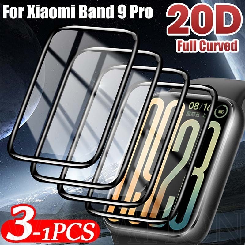 1/2/3pcs 9D หน้าจอโค้งป้องกัน - สําหรับ Xiaomi Band 9 Pro - ฟิล์มไฮโดรเจล TPU แบบนุ่ม - ครอบคลุมเต็มรูปแบบ, ป้องกันรอยขีดข่วน, กันกระแทก - ฟิล์มป้องกัน Ultra-HD (ไม่ใช่กระจก)