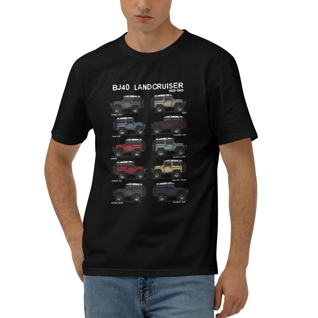 เสื้อยืดผ้าฝ้าย Bj4 Fj40 Landcruiser Land Cruiser