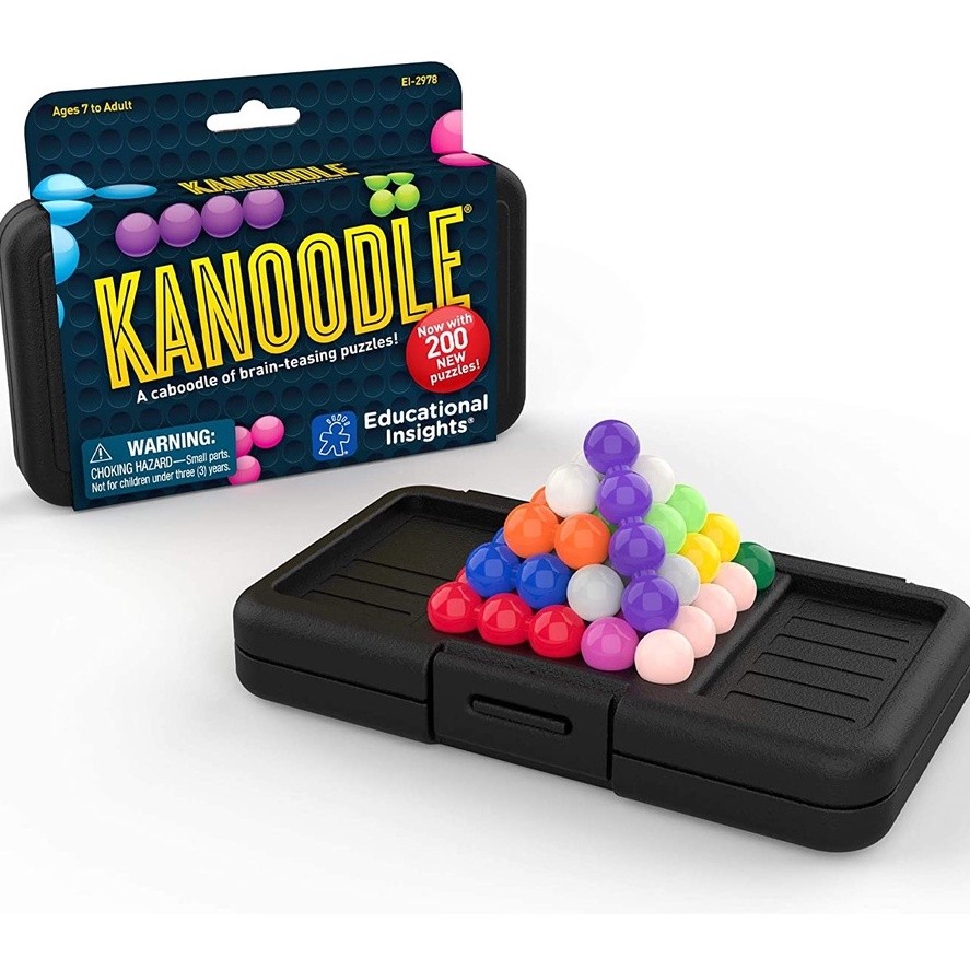 การศึกษา Insights Kanoodle 3D Brain Teaser เกมปริศนาสําหรับเด็กวัยรุ่นและผู้ใหญ่ มีเสน่ห์ 200 Challenges