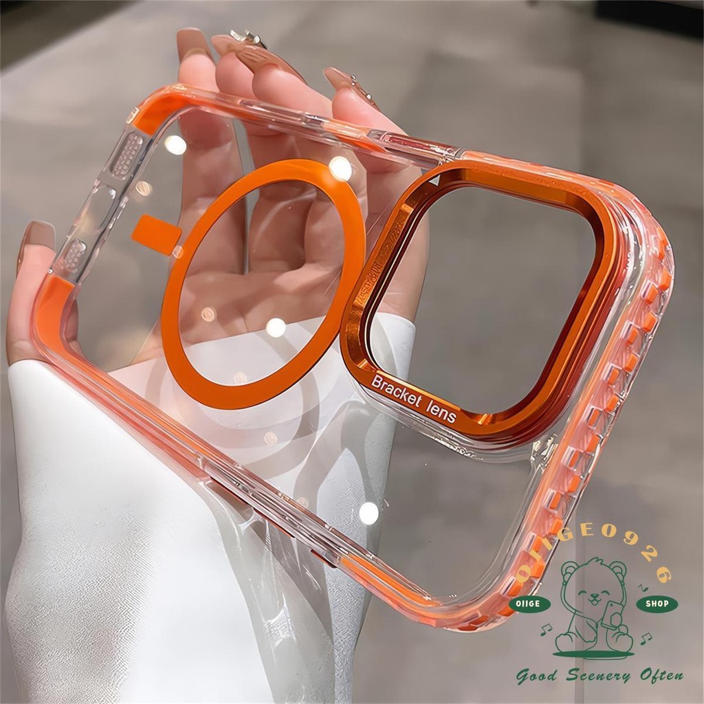 ใหม่ป้องกันการล่มสลายแม่เหล็กเคสโทรศัพท์ iphone16 Pro Max 15 14 13 12 11 ปลอกสําหรับเคส iPhone ซิลิโคนนุ่ม TPU กันกระแทก - รูปที่ 5