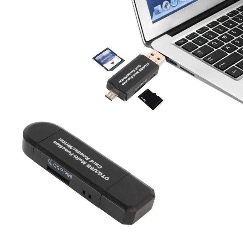 Centechia Card Reader 3in1 USB 2.0 Micro OTG SD Card MicroSD - USB30HS -- [ HJT ]