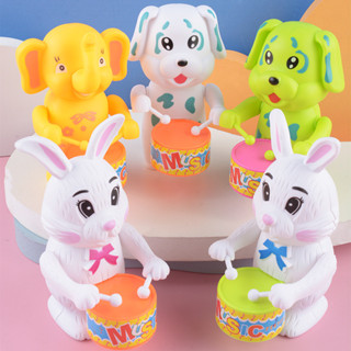 น่ารัก อัพเชน ไขลานกลองสัตว์ไขลานกระต่ายของเล่นเด็กเด็กผู้ชา…