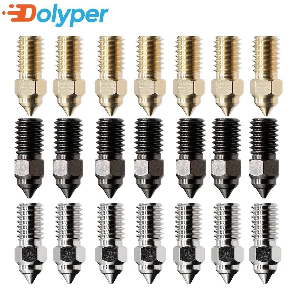 1pcs Elegoo Neptune 4 หัวฉีด 3D ชิ้นส่วนเครื่องพิมพ์ชุบแข็งสแตนเลสหัวฉีดทองเหลืองสําหรับ Elegoo Nept