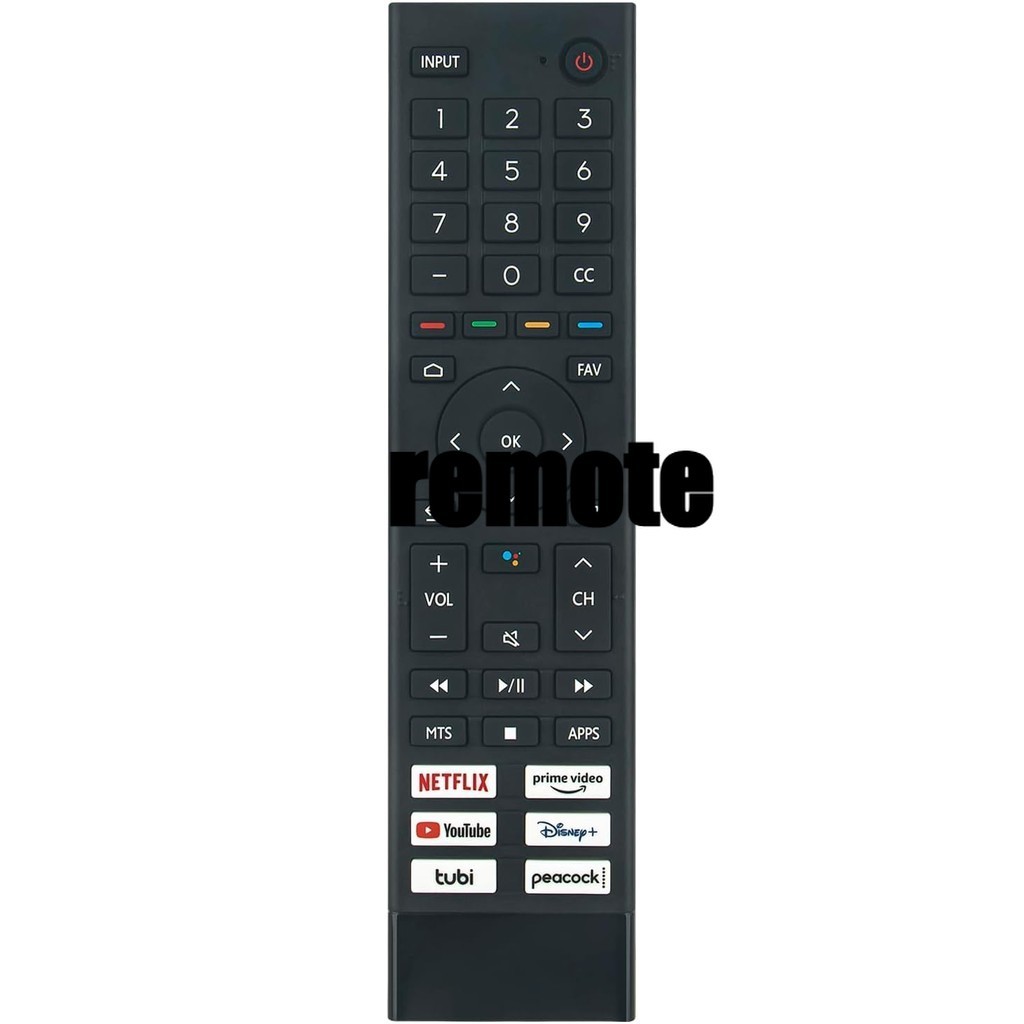 ERF3J80H แทนที่ Voice Mic Remote fit สําหรับ Hisense สมาร์ททีวี U6G 55U6G 50U6G 65U6G 75U6G 50U68G 5