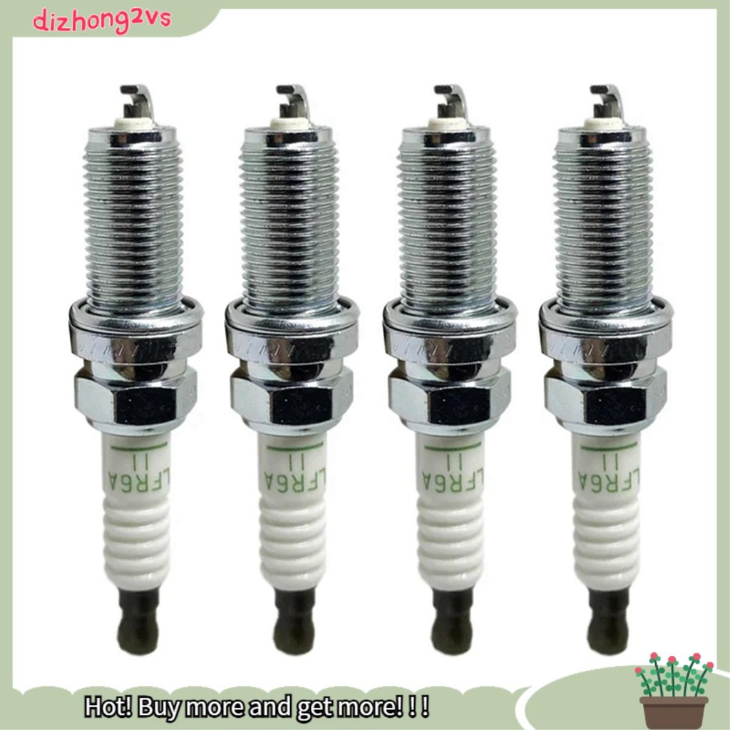 [dizhong2vs]4PCS 22401-8H516 LFR6A11 3672 หัวเทียนสําหรับ F115 F225 F250 F300 Almera Primera LF115/2