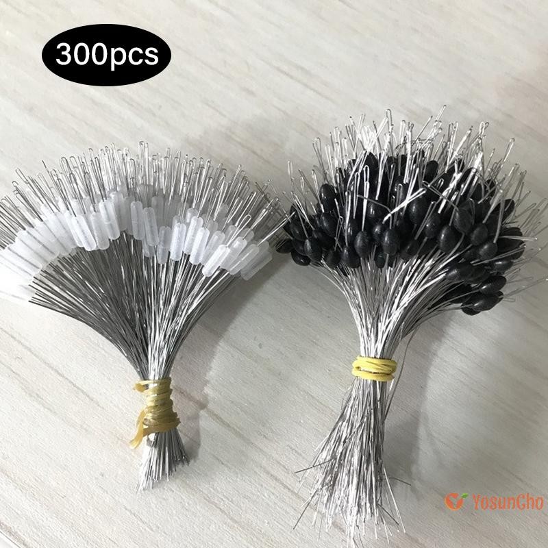 Yosunchoker] 300 ชิ้น/ล็อตลอยจุกยางตกปลา Bobber Stopper Float ทรงกระบอก Space B ใหม่