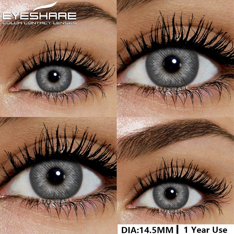 [จัดส่งจากประเทศไทย] Eyeshare ใหม่ 1 คู่คอนแทคเลนส์สี Blue Eye เลนส์สีน้ําตาลสีเทานักเรียนเลนส์ตาธรรมชาติรายปีเครื่องสําอางสีเขียวคอนแทคเลนส์ - รูปที่ 5
