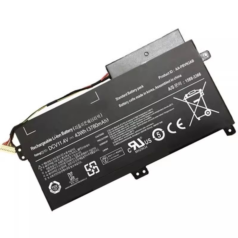 สำหรับ Samsung NP370R4E, NP370R4E-A03 AA-PBVN3AB แบตเตอรี่แล็ปท็อป