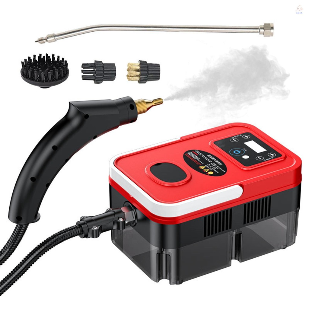 A2ho) มือถือ Multi-surface Steam Cleaner 4pcs อุปกรณ์เสริมหน้าจอสัมผัส 6 ระดับปรับ 15s Fast Steam ทํ