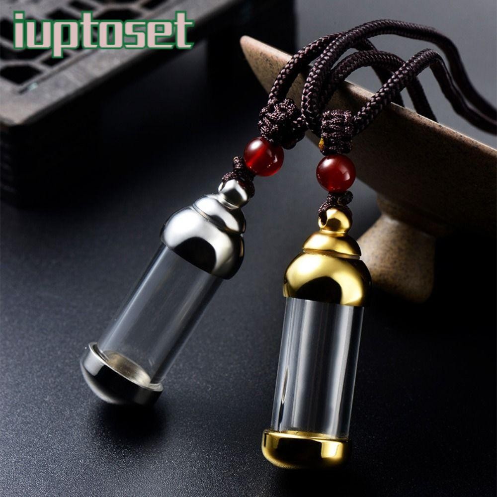 Iuptoset Vial สร้อยคอขวดน้ําหอม Cremation Pet Memorial Ash ขวด