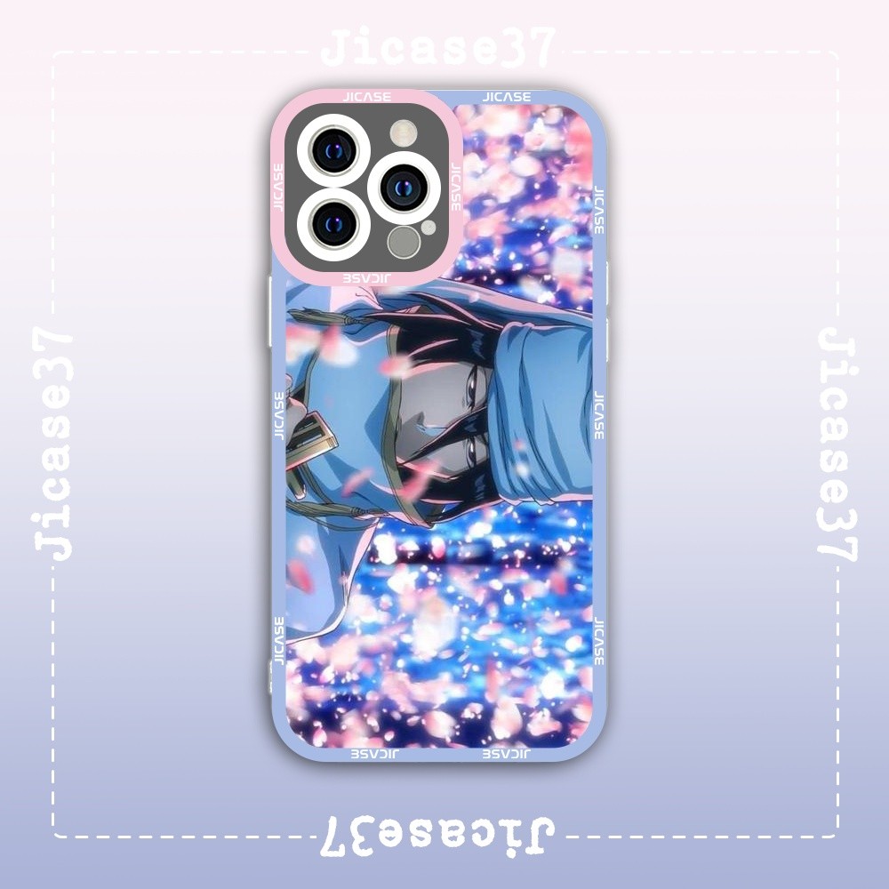 เคส iPhone Square Edge Samsung Xiaomi Oppo Anime Bleach Kuchiki Byakuya Character Messenger