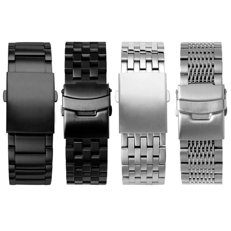 สายนาฬิกา Dissay Strap Stainless Steel Mens Watch Strap DZ7395 DZ4316 POLICE Large Dial Bracelet 24 