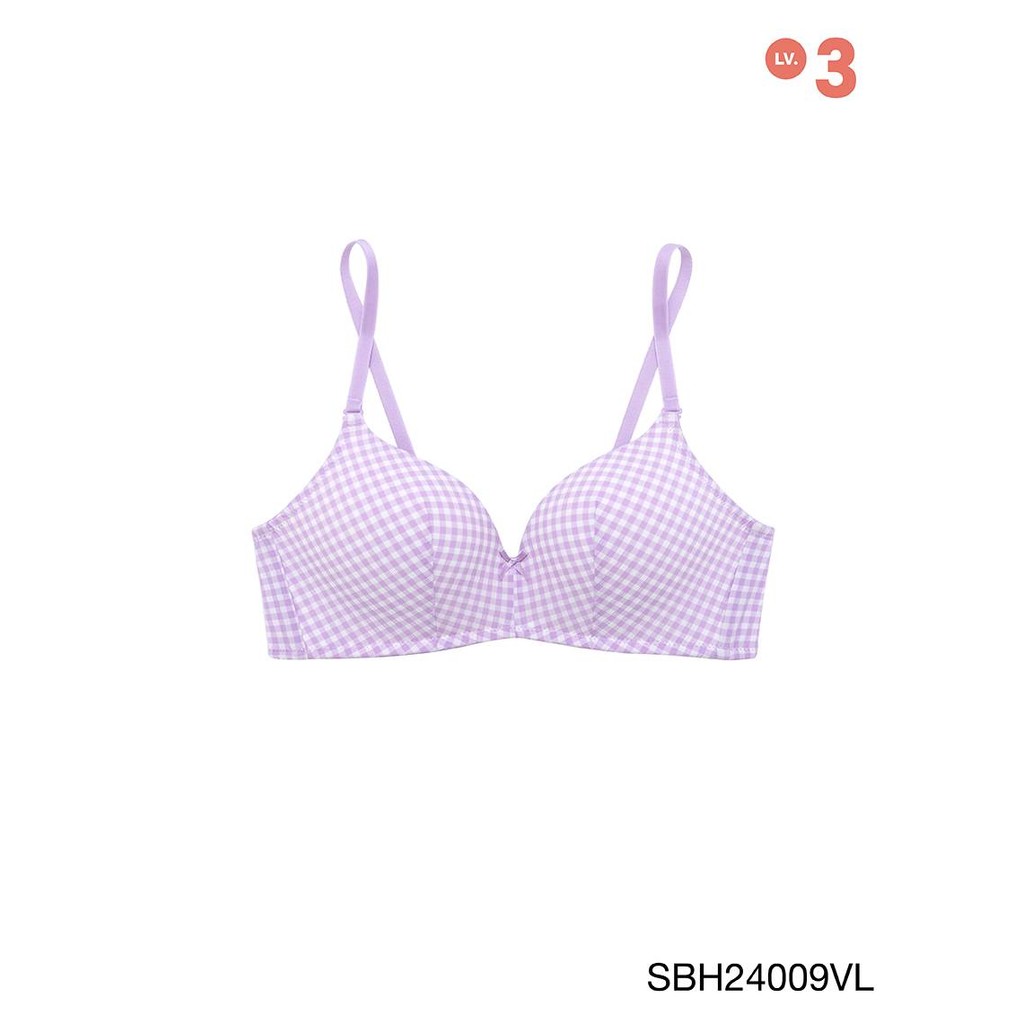 Sabina Soft Doomm Level 3 เสื้อชั้นใน ไร้โครง รหัส SBH24009VL - สีม่วงอ่อน