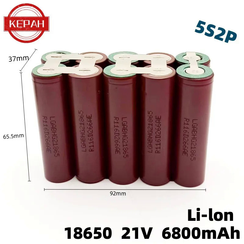 Customized 18650 HG2 battery 30A screwdriver electric drill Li-lon battery 3s2p 4s2p 5s2p 1s3p 2s2p 