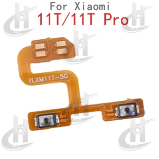 สําหรับ Xiaomi 11T / 11T Pro Power volume ปุ่มด้านข้าง Flex Cable Keys ปุ่มปิดระดับเสียงขึ้นและลงปุ่มด้านข้างอะไหล่ทดแทน