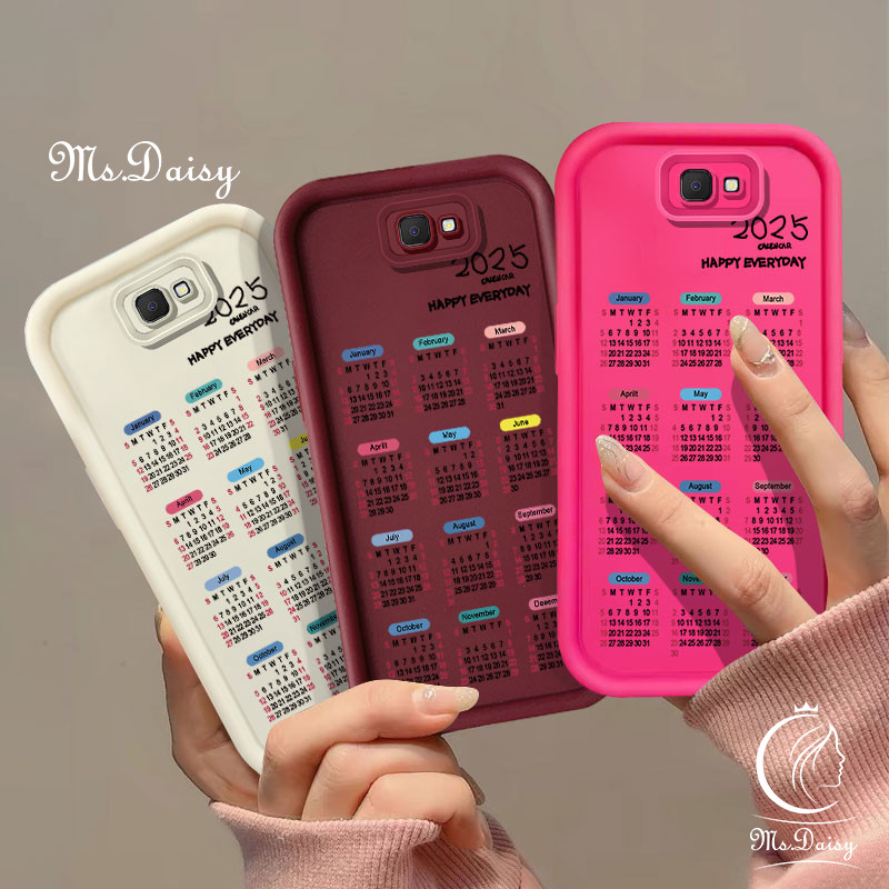 SAMSUNG สําหรับsamsung Galaxy J2 Prime G532 G530 J4 Plus J4 Prime J6 Prime J6 Plus J7 Prime S21 Ultra S22S23 Ultra S24 Plus S30 Ultraแฟชั่น2025 ปฏิทินเคสโทรศัพท์กันกระแทกSoft TPU