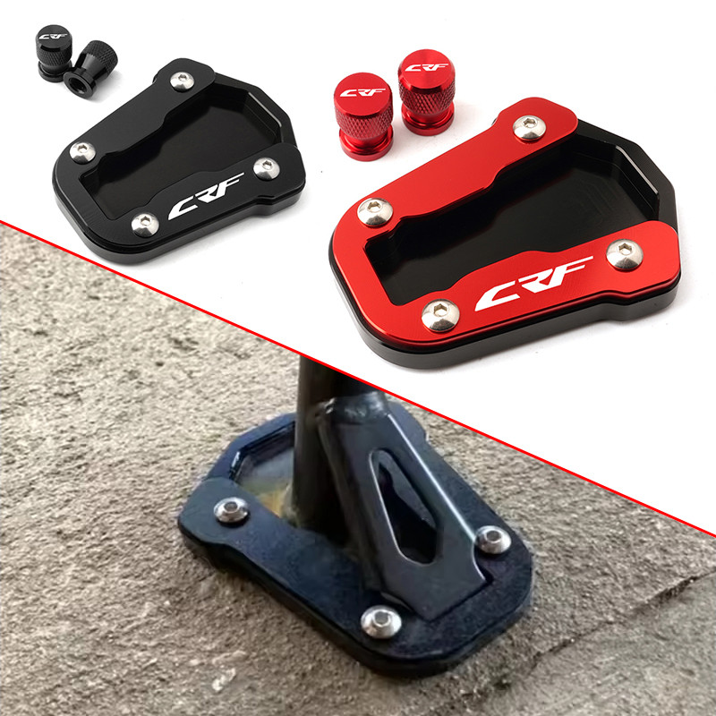 Crf300l 2024 2023 อุปกรณ์เสริมรถจักรยานยนต์ขาตั้งขยาย Kickstand Pad สําหรับ Honda CRF 300L CRF300 Ra