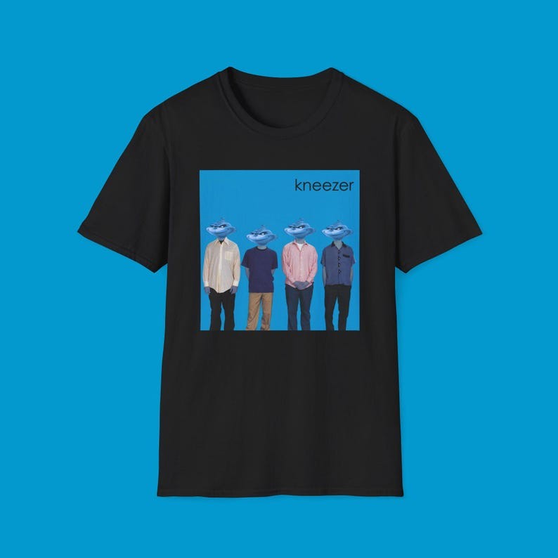 Funny Brainrot Meme TShirt, Kneezer Knee Surgery Weezer TiktTok Parody Joke Tee, Stupid White Elepha