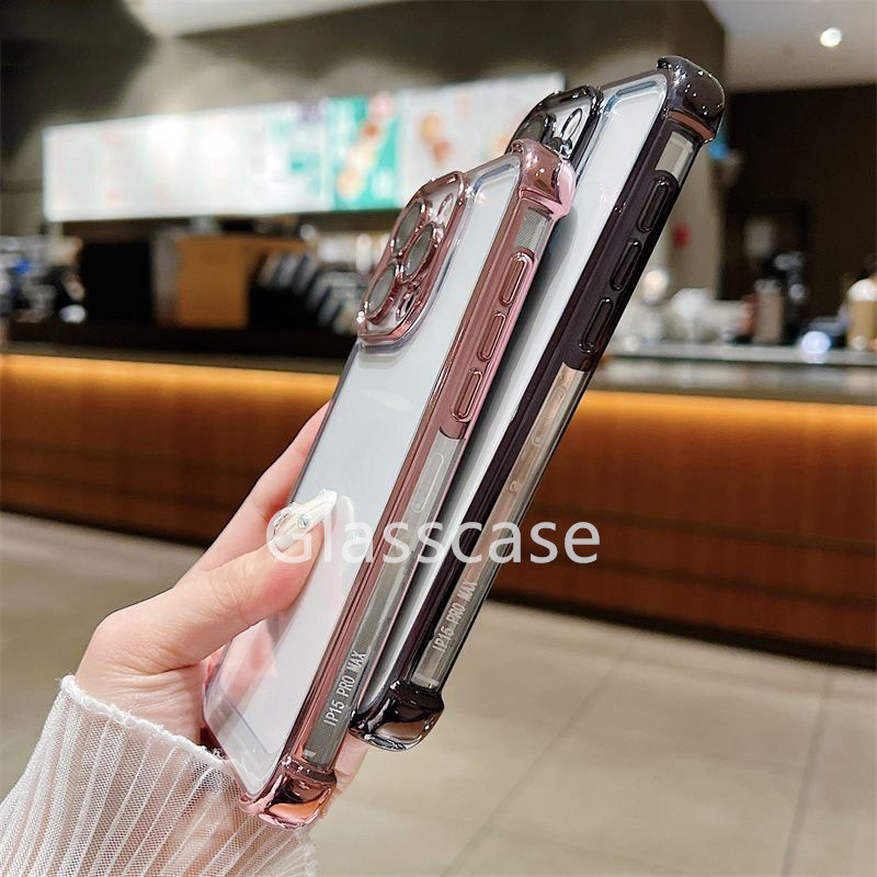 ปลอกสําหรับ Xiaomi POCO C85 C75 C 85 C 75POCOC85 POCOC75 2025 เคสโทรศัพท์ใสแฟชั่นคู่สี่มุม Anti Fall กันกระแทก Came เลนส์ป้องกันกรณีปกหลัง - รูปที่ 6