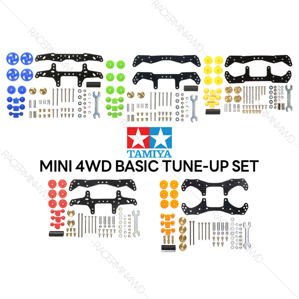 TAMIYA Mini 4WD Basic Tune-Up ชุดแต่งเริ่มต้นรถมินิโฟร์วีล 15435 15450 15476 15514 15526