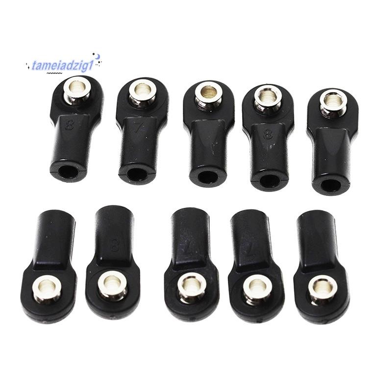 10 ชิ้นพลาสติก Rod End Link Link Link Link Linkage Balls Joint Head สําหรับ 1/10 RC รถ Crawler Axial