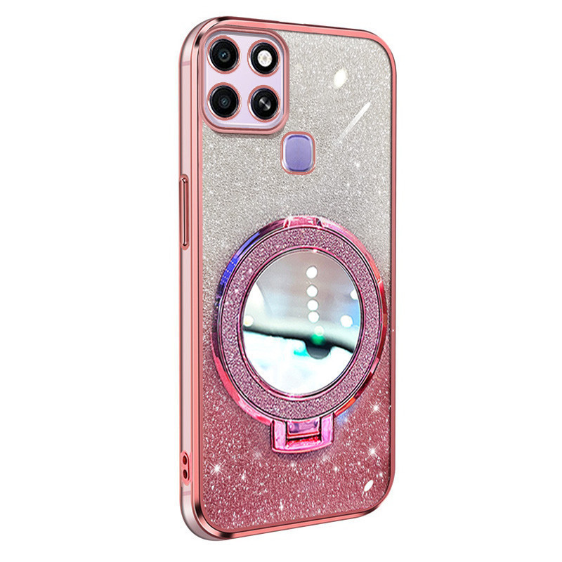 เคสโทรศัพท์ Infinix Smart 6 HD X6511 X6511B X6511E X6512 กรณีกระจกด้านหลังแม่เหล็กดูดวงเล็บเคสโทรศัพท์กันกระแทก - รูปที่ 7