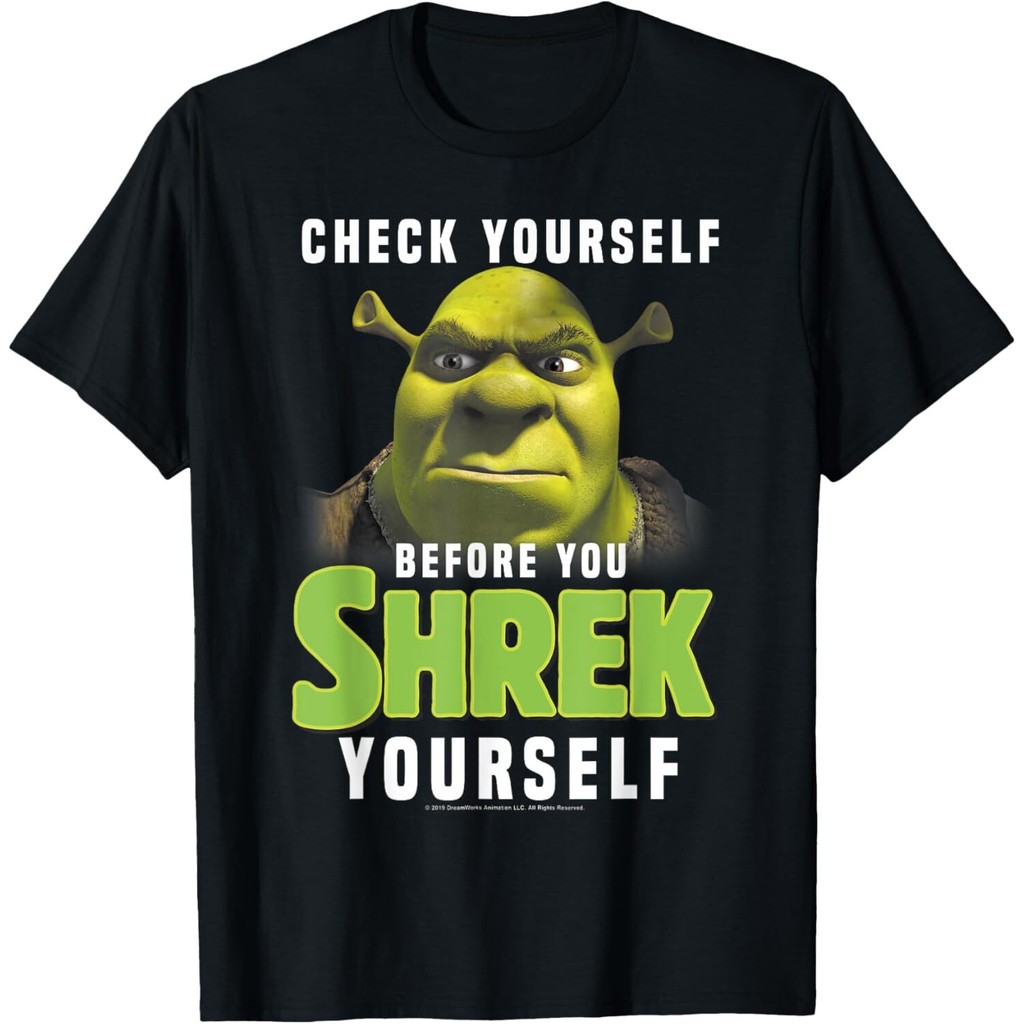 Shrek Check Yourself Before You Shrek Yourself เสื้อยืด