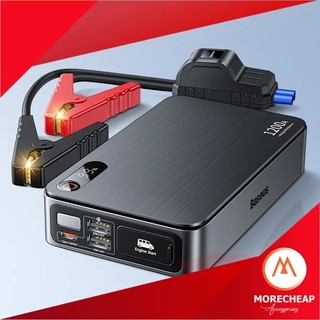 🔥ถูก/แท้🔥Baseus Car Jump Starter Power Bank 10000mAh อุปกรณ์ช่วยสตาร์ท จั้มสตาร์ทรถยนต์ 1000A รองรับถึง 6000cc